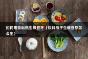 如何用饮料瓶生绿豆牙（饮料瓶子生绿豆芽怎么生）