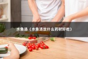 水鱼汤（水鱼汤放什么药材好吃）