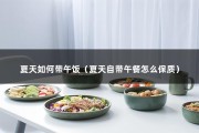 夏天如何带午饭（夏天自带午餐怎么保质）